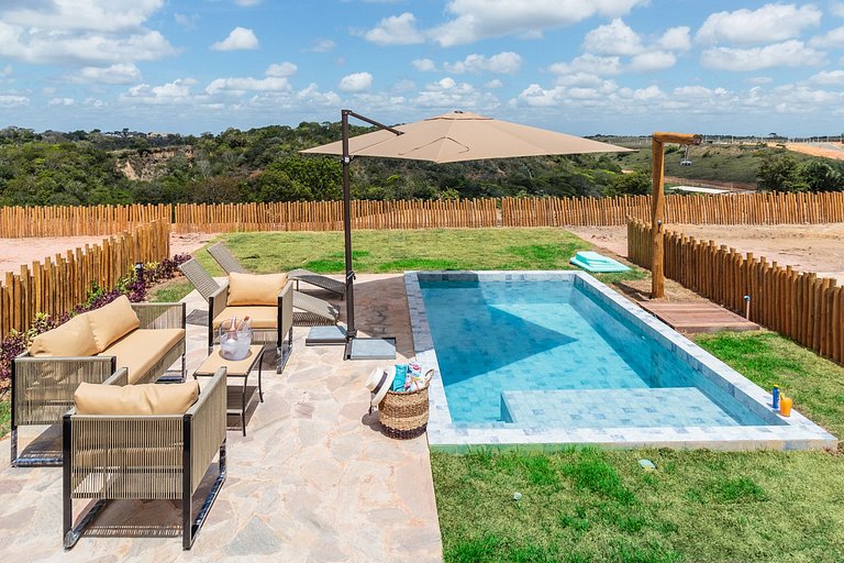 Seu refúgio em Milagres com piscina privativa